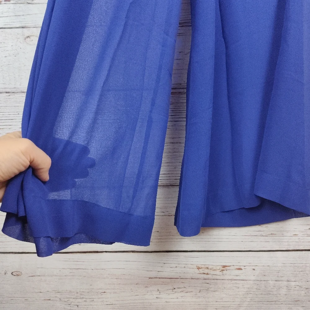 UNIQ Sheer Wide Leg Dress Pants - Picture 4 of 12